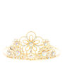 Claire&#39;s Club Gold-tone Iridescent Crystal Tiara,