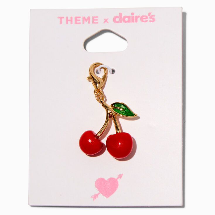 T H E M E x Claire&#39;s Gold-tone Cherry Charm,