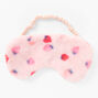 Plush Pink Strawberry Sleeping Mask,