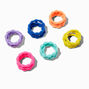 Claire&#39;s Club Rainbow Bubble Mini Hair Ties - 18 Pack,