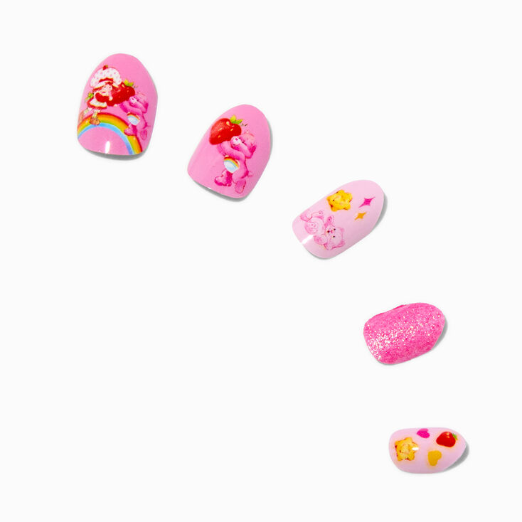 Care Bears&trade; x Strawberry Shortcake&trade; Claire&#39;s Exclusive Stiletto Press On Faux Nail Set - 20 Pack,