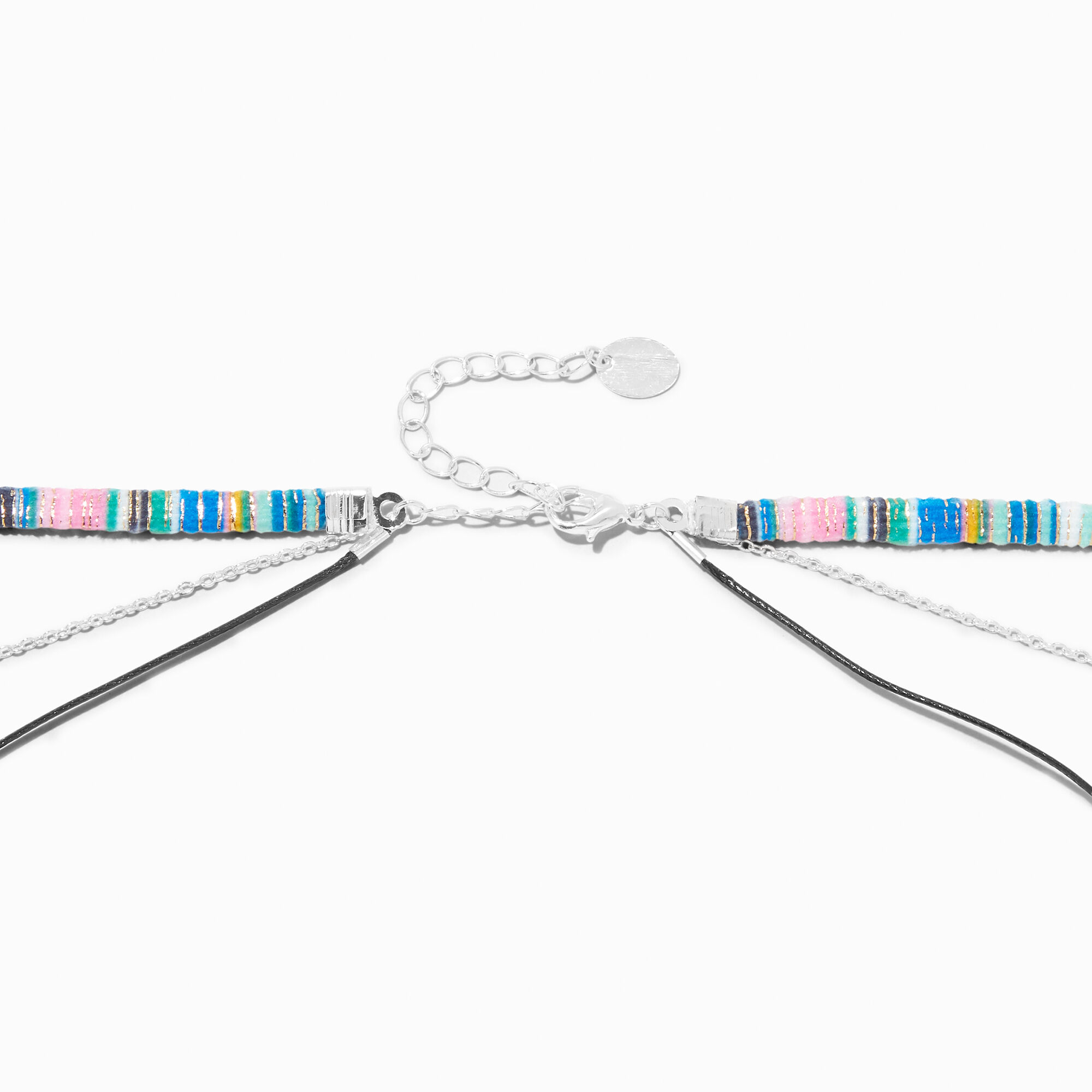 Silver-tone Mood Fairy Multi-Strand Necklace,