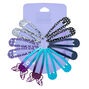 Sequin Butterfly Snap Hair Clips - 12 Pack,
