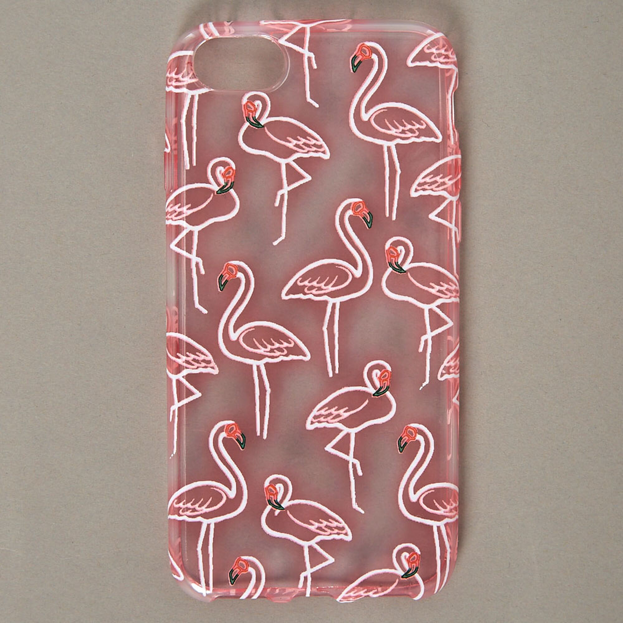 Neon Flamingo Phone Case Fits Iphone 6 7 8