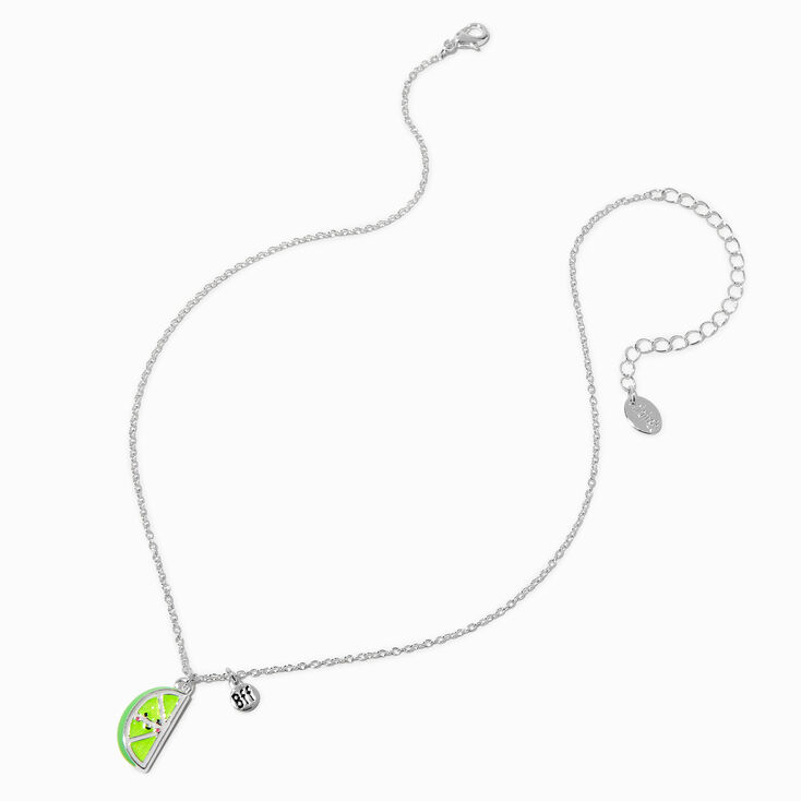 Best Friends Lemon &amp; Lime Pendant Necklaces - 2 Pack,