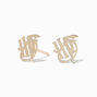 Sterling Silver Harry Potter&trade; Logo Stud Earrings,