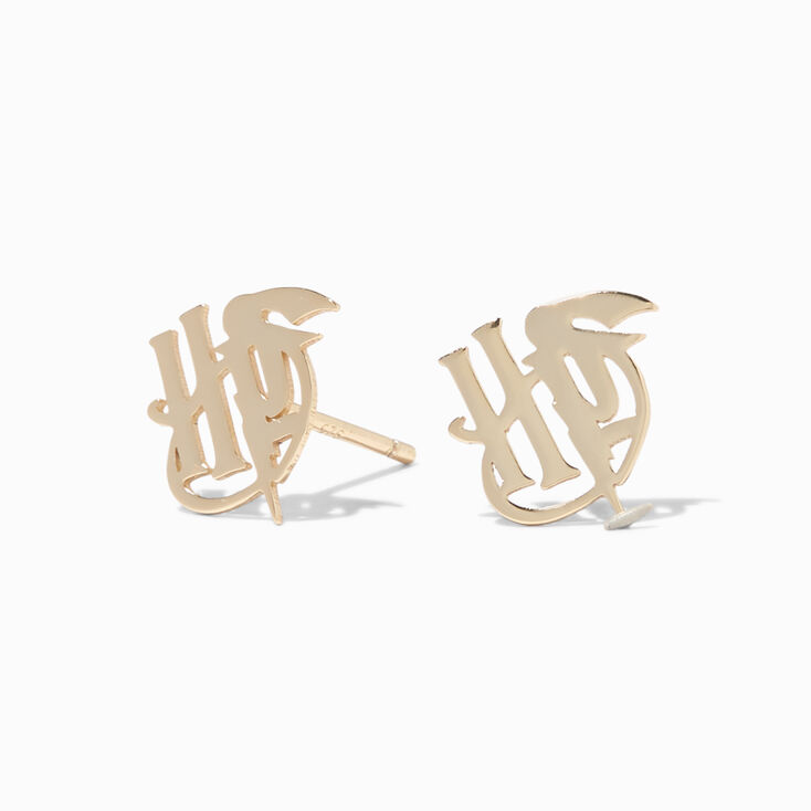 Sterling Silver Harry Potter&trade; Logo Stud Earrings,