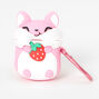 Pink Hamster Silicone Earbud Case Cover - Compatible With Apple AirPods&reg;,