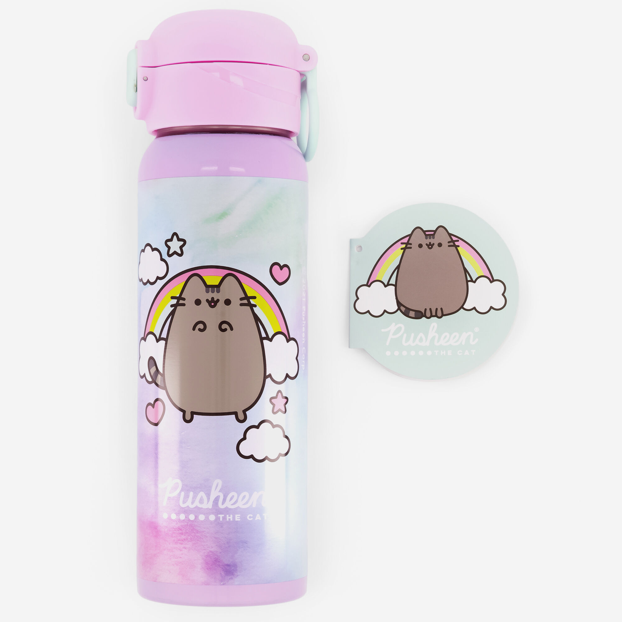 Claire's Gourde arc-en-ciel Pusheen® - Rose