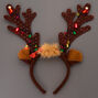 Light Up Reindeer Antlers Headband - Brown,