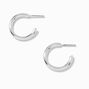 Silver-tone 20mm Hoop Earrings,