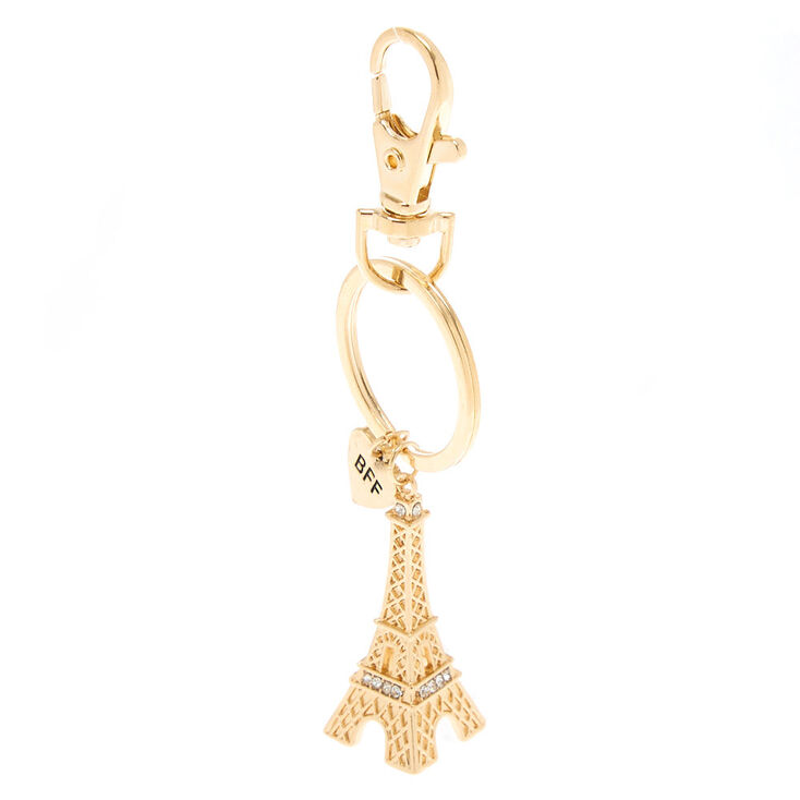 Best Friends Paris Keychains - Mixed Metal, 3 Pack,
