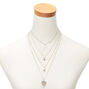 Mystical Stone Multi Strand Choker Necklace,