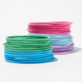 Pastel Luxe Hair Ties - 30 Pack,