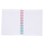 Smile Sparkle Shine Shaker Sequin Diary - Silver,