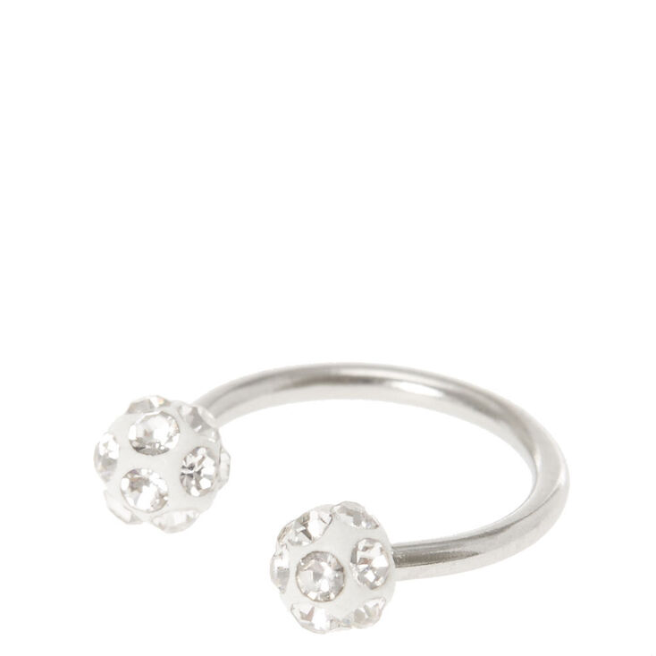 Boucle D Oreille De Cartilage Fer A Cheval Avec Strass Claire S Fr