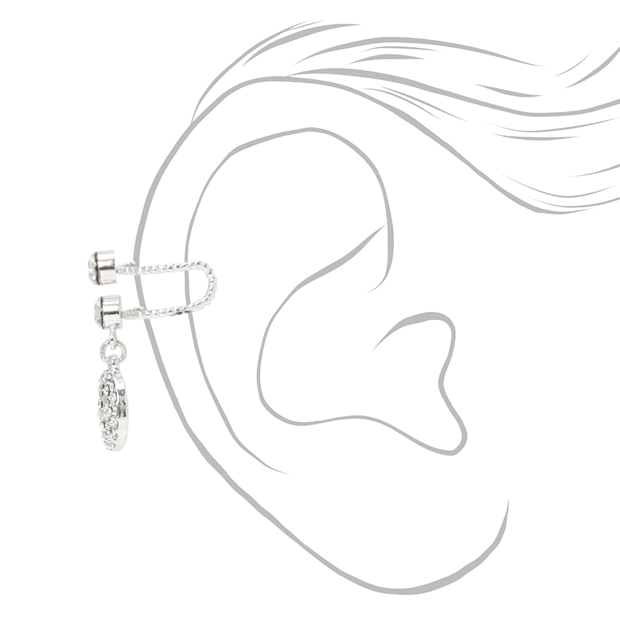 Peace sign earrings claire's cheap