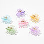 Glittery Translucent Small Hair Claws &#40;6 Pack&#41;,