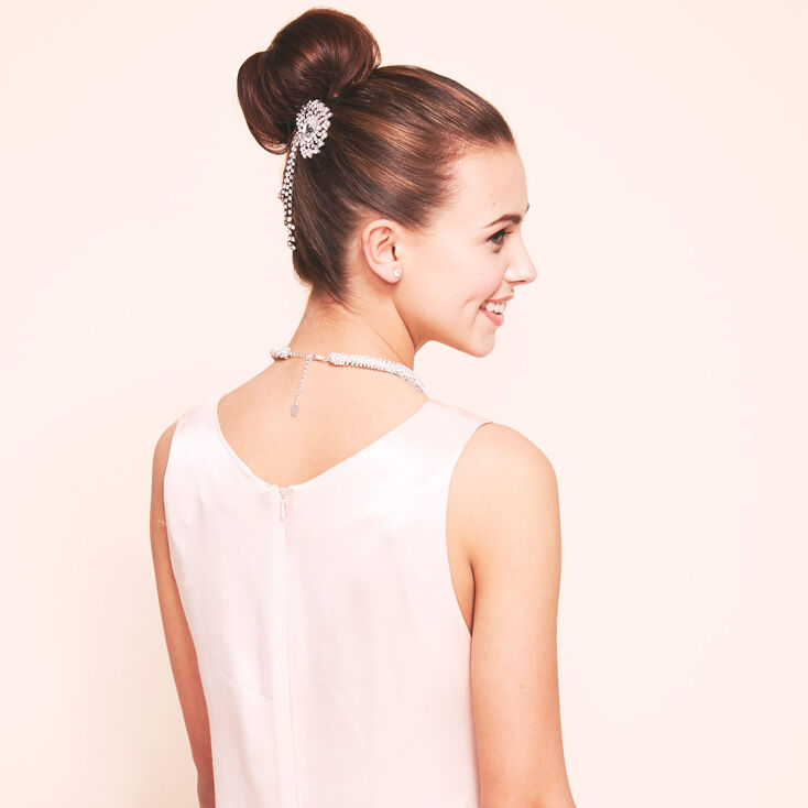 Small Brown Hair Bun Doughnut,