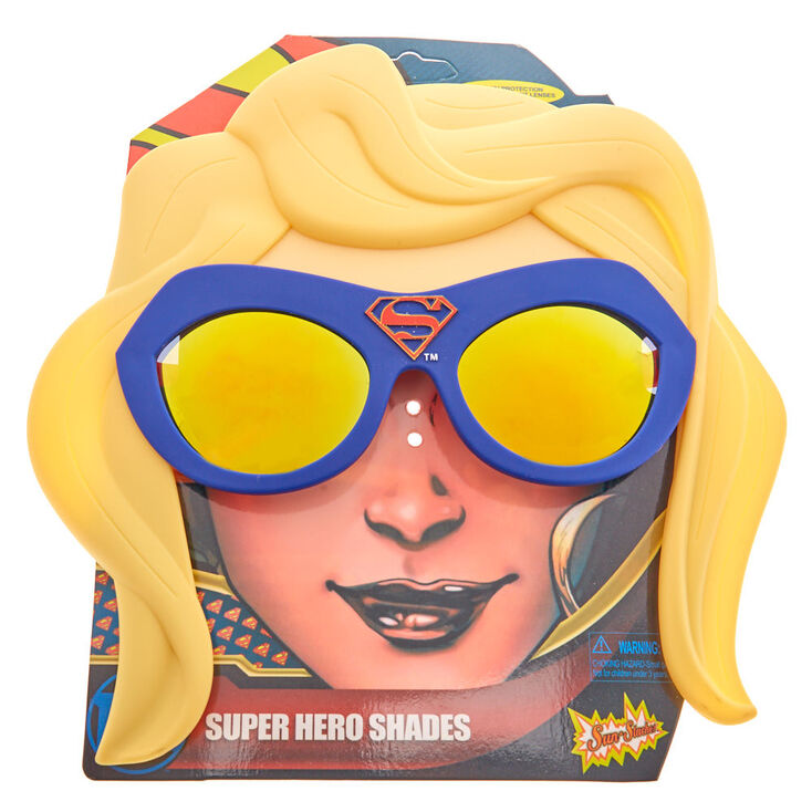 Claire's Lunettes de soleil bleues super-héroïne Superwoman DC