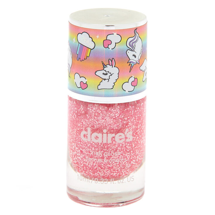 Llamacorn Dreams Glitter Nail Polish Pink Claire S Crepe, lemonade, and blush pink hues or you can go for one with flashy shades from a punch.