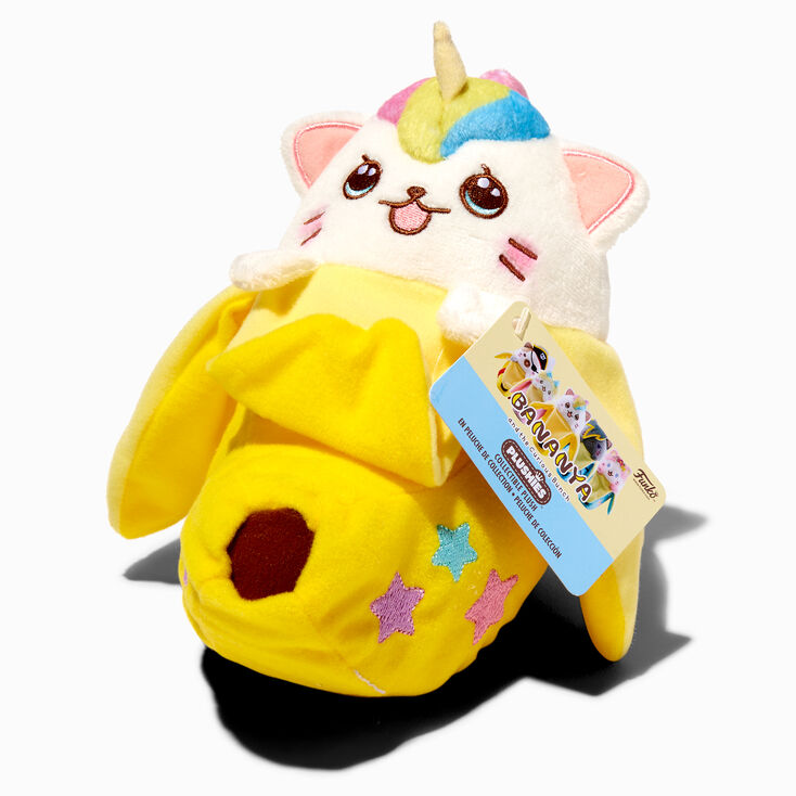 Bananya&trade; 8&quot; Rainbow Unicorn Cat Collectible Plush Toy,