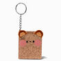 Brown Bear Mini Diary Keychain,