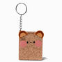 Brown Bear Mini Diary Keychain,
