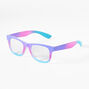 Claire&#39;s Club Solar Blue Light Reducing Clear Lens Pastel Ombre Frames,