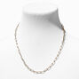 C LUXE by Claire&#39;s 18k Yellow Gold Plated Paperclip Chain Necklace,