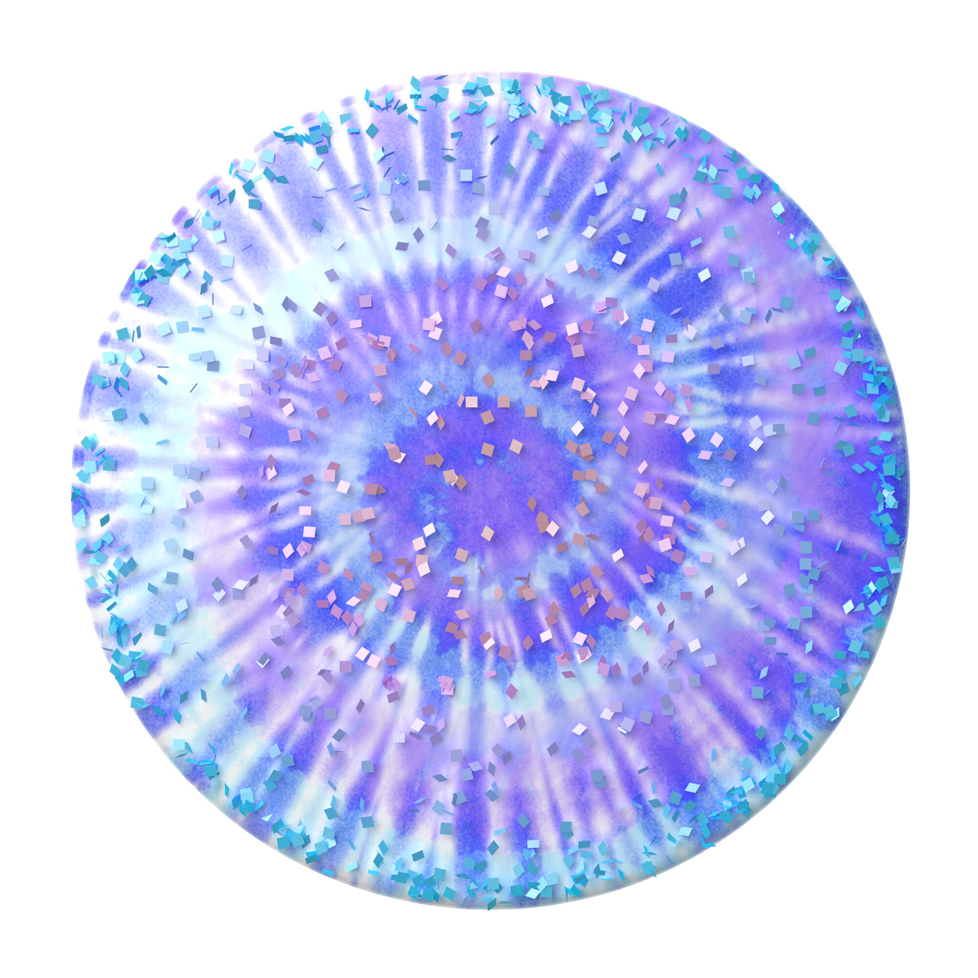 PopSockets Swappable PopGrip - Glitter Tie Dye,