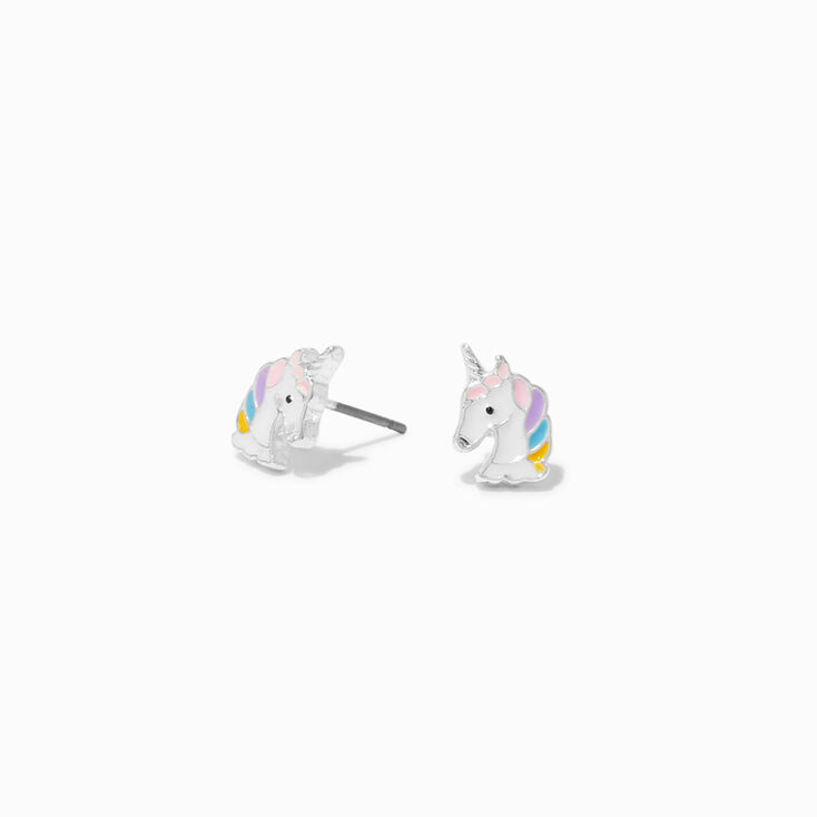 Clous d&#39;oreilles mini licornes,