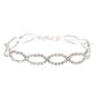 Silver Rhinestone Infinity Choker Jewelry Set - 3 Pack,