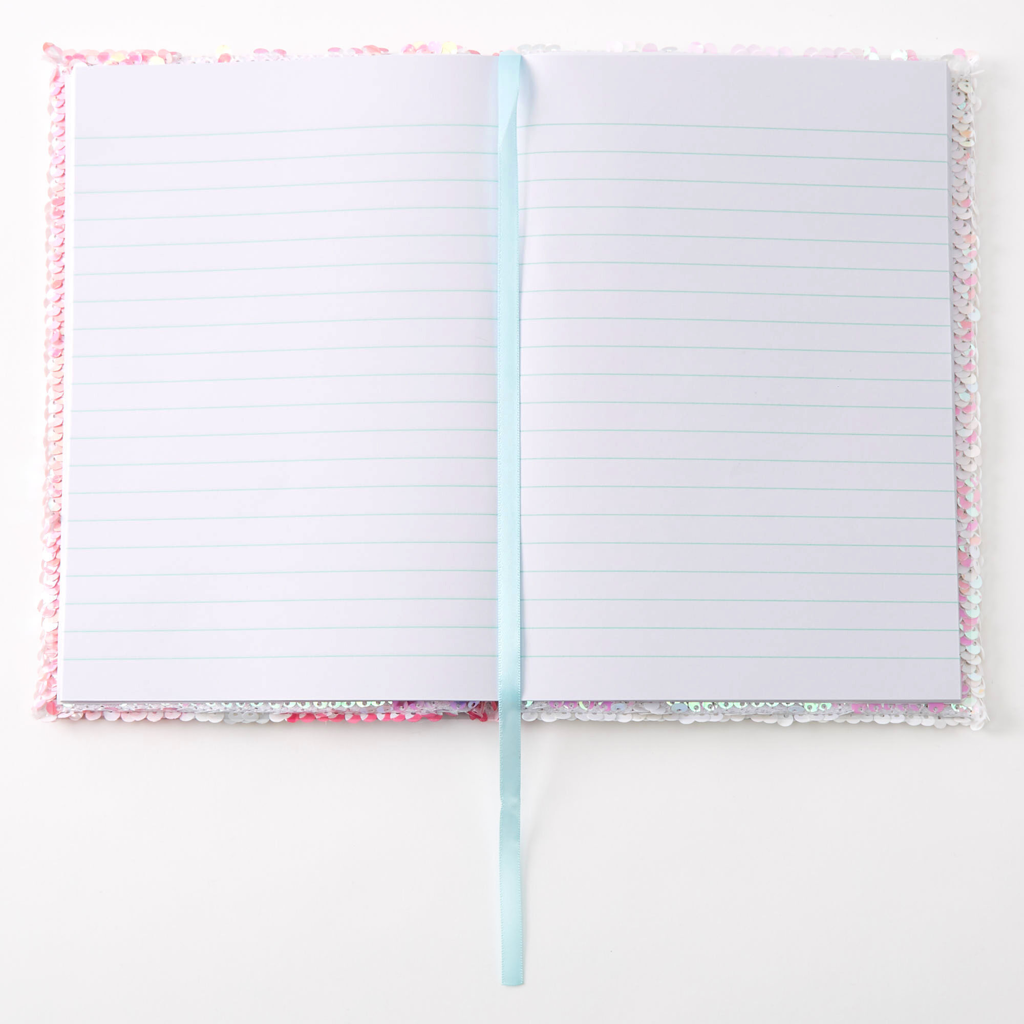 Journal intime en sequins réversibles Miss Glitter la licorne - Rose,