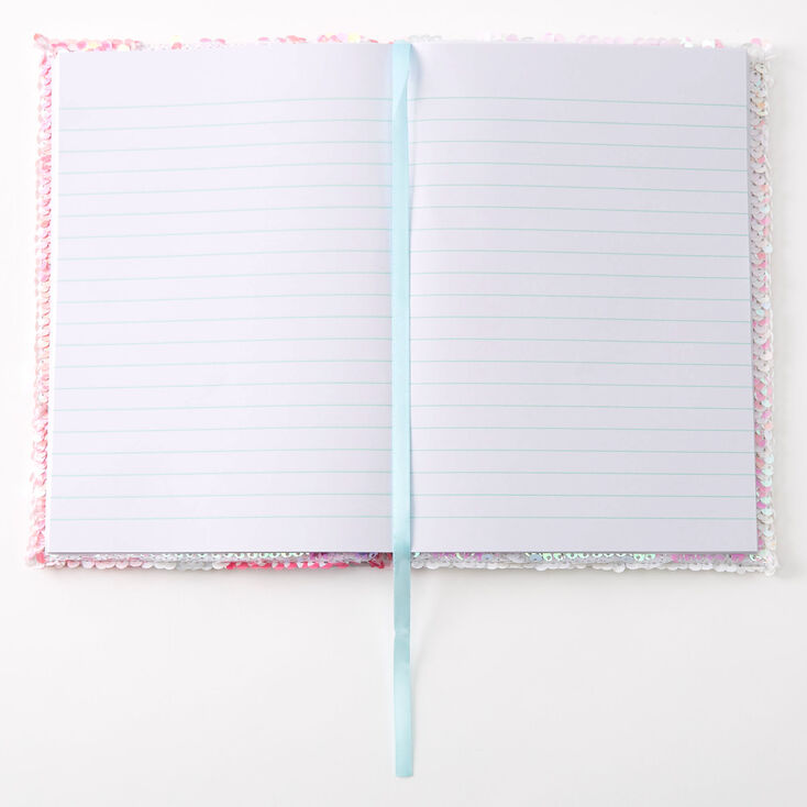 Miss Glitter the Unicorn Reversible Sequin Diary - Pink,