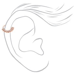 Mixed Metal 18G Crystal Luxe Cartilage Hoop Earrings - 3 Pack,
