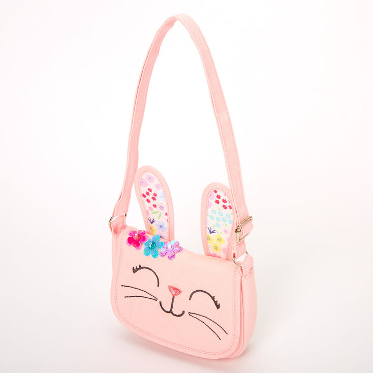 Claire's Club Bunny Crossbody Bag - Pink | Claire's US