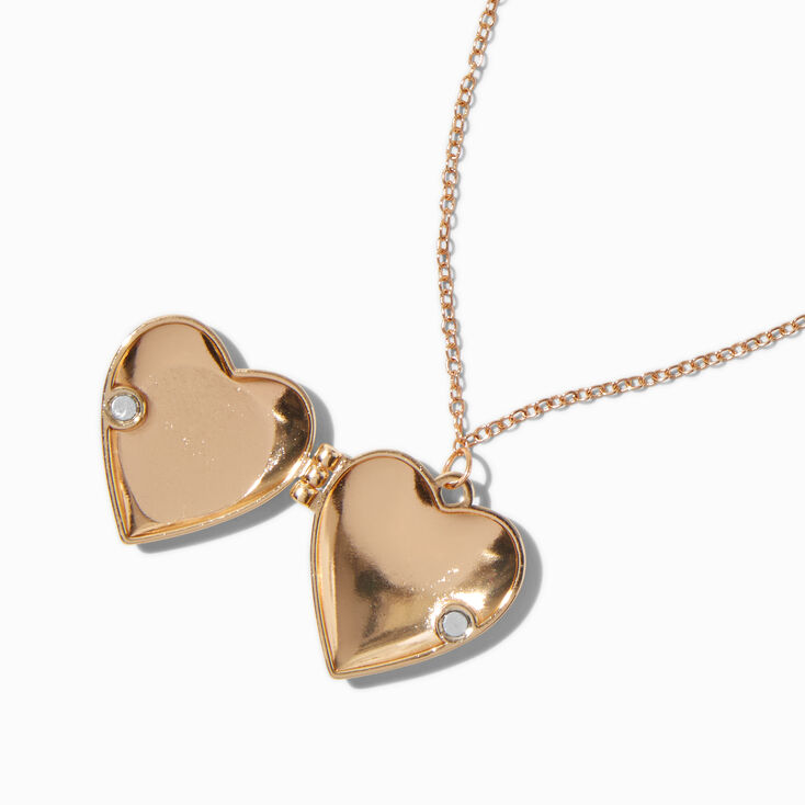 Wicked&trade; Claire&#39;s Exclusive Gold-tone Locket Necklace,