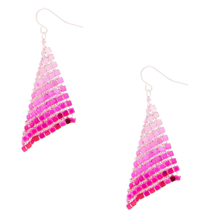 Claire's Pendantes en tulle rose style disco 5 cm