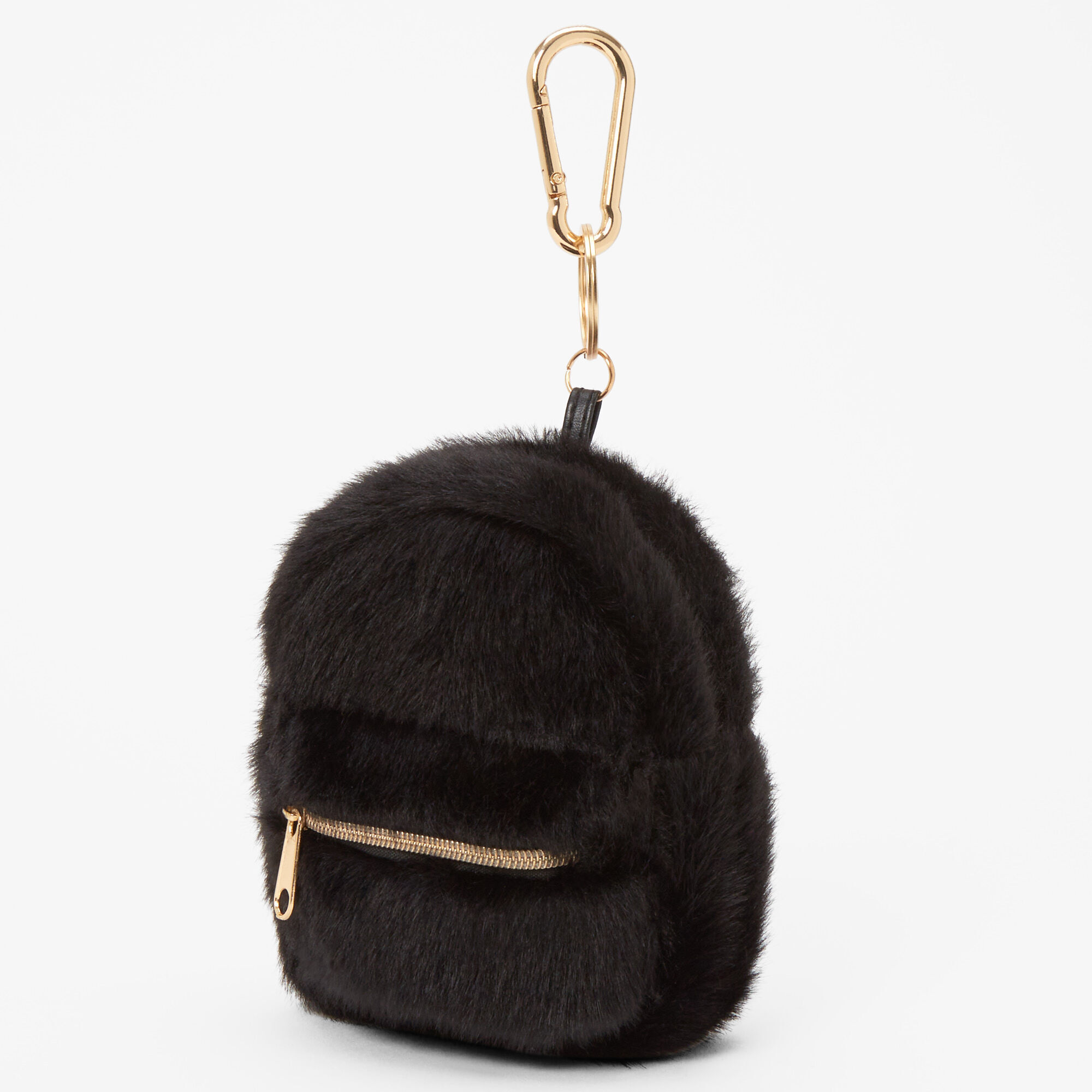 Fuzzy mini backpack sale