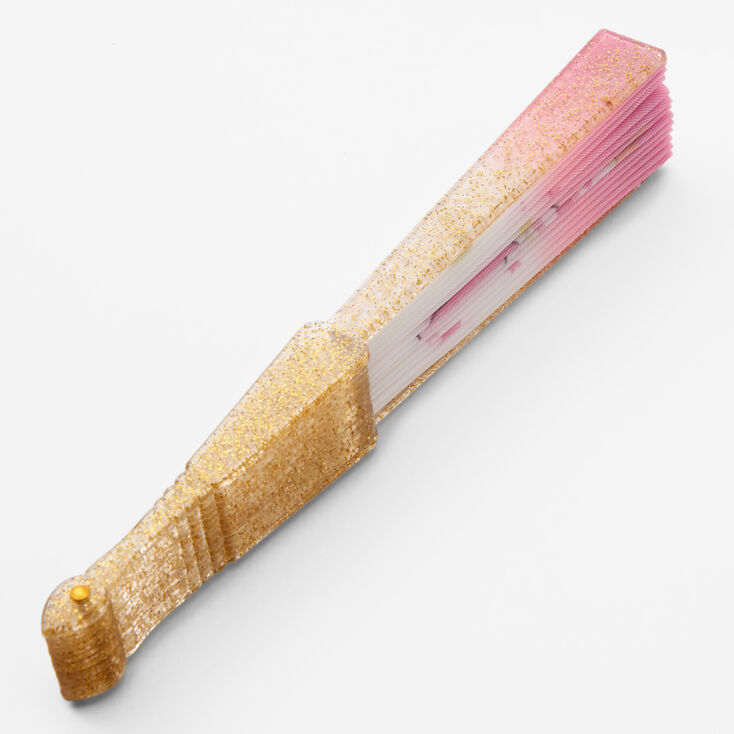Claire&#39;s Club Birthday Princess Fan - Gold,
