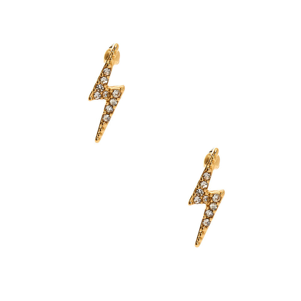 Claire's lightning outlet bolt earrings
