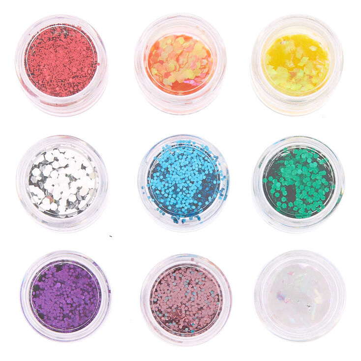 Paillettes pour le corps arc-en-ciel,