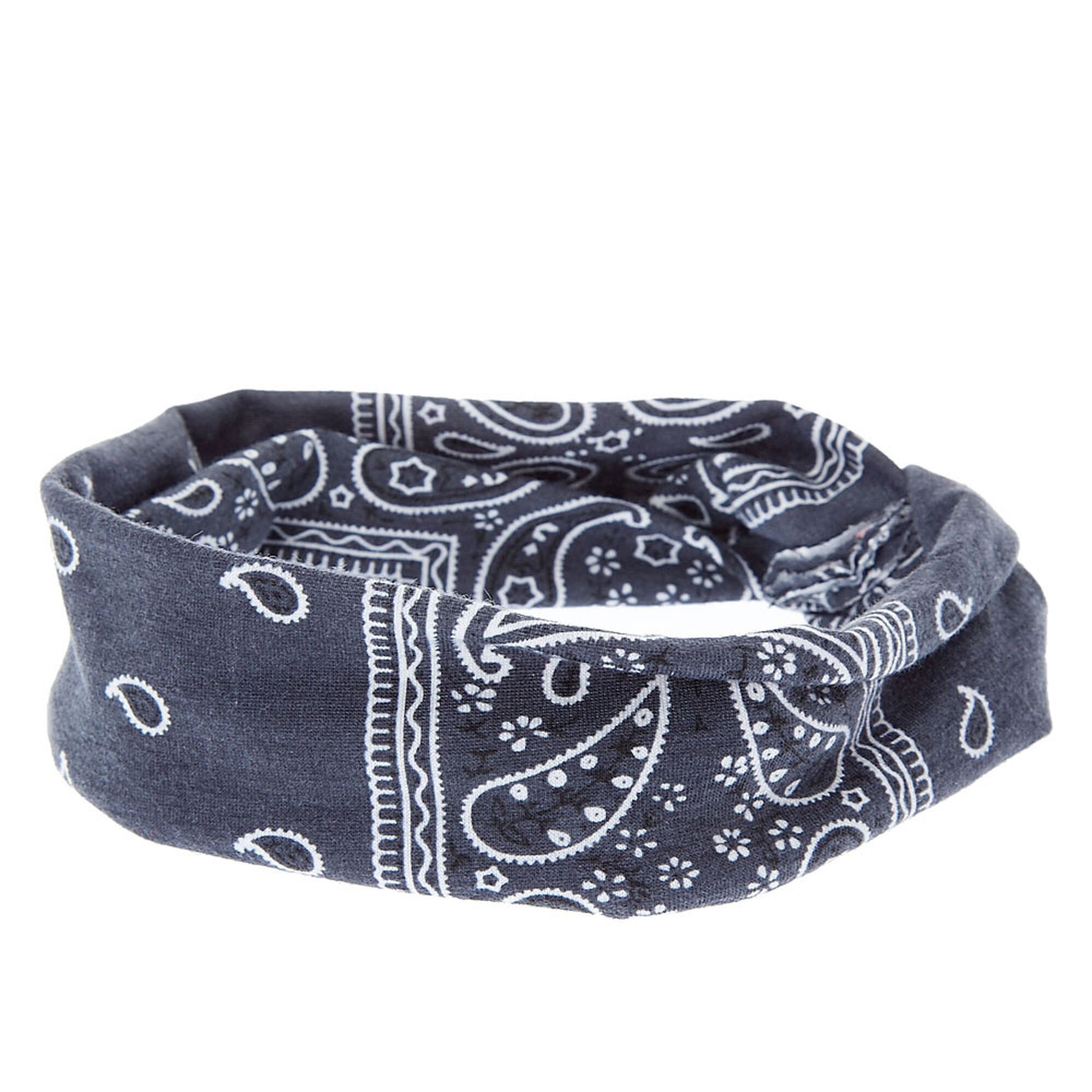View Claires Bandana Twisted Headwrap Charcoal information