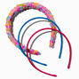 Claire&#39;s Club Flat Sequin &amp; Solid Headbands - 3 Pack,