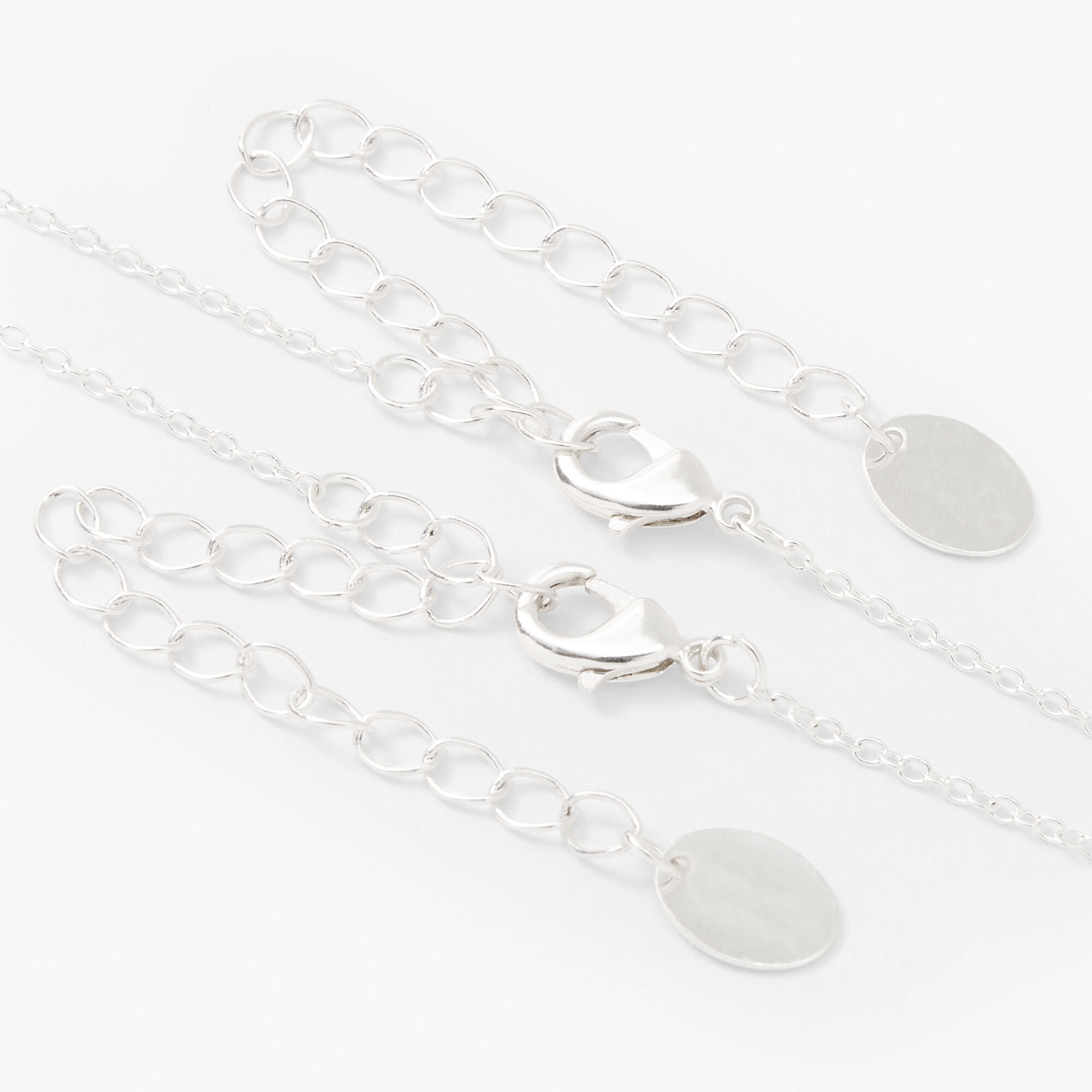 Best Friends Yin & Yang Split Heart Pendant Necklaces - 2 Pack,