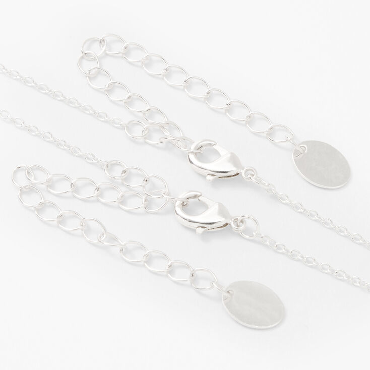 Colliers &agrave; pendentif c&oelig;ur s&eacute;parable yin et yang best friends - Lot de 2,