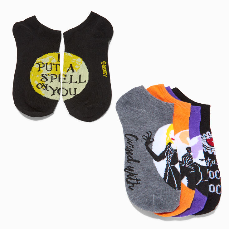 &copy;Disney Hocus Pocus No Show Ankle Socks - 5 Pack,