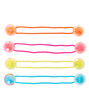 Claire&#39;s Club Knocker Bead Hair Ties - 4 Pack,