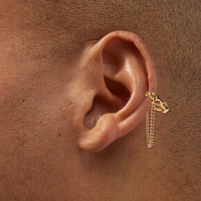 Boucles d&rsquo;oreilles superposables manchettes d&rsquo;oreilles opale d&#39;imitation couleur dor&eacute;e - Lot de 6,